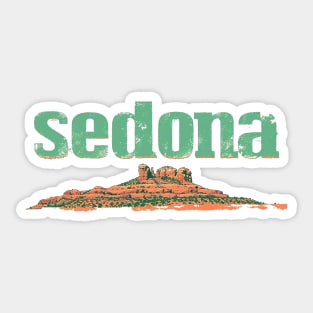 Vintage Sedona Landscape Sticker